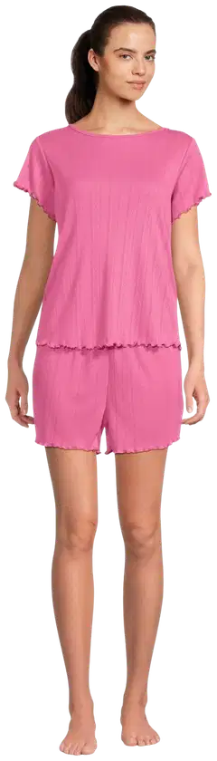 TEX naisten shortsipyjama I279932 - Fuchsia - 1