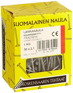 Koskensaaren Tehtaat Lankanaula kuumasink. 1kg 50x2,1mm - 1