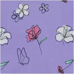 Ciraf lasten ribbineulottu t-paita kukka 25tc261618 - 15-3817tcx lavender - 3