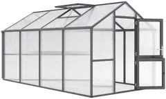 Kreative Gartentechnik kasvihuone Iris IV 10 m2 antrasiitinharmaa - 1