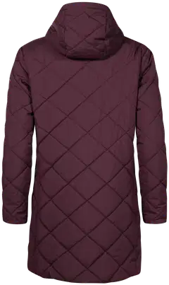Halti naisten takki Haapa Quilted plus - Fudge Maroon Red - 1