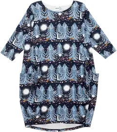Muumi naisten mekko Iida Ikimetsä 589696 - SININEN - 1