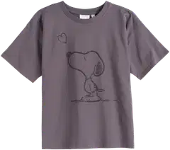 Peanuts naisten t-paita I288880 - ANTHRACITE - 4