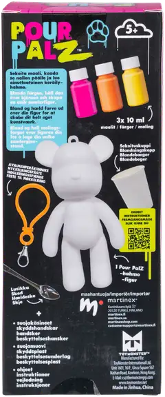 Pour Palz askartelusetti maalaa karhu koukulla lajitelma - 6