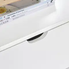 SoBuy yöpöytä valkoinen FRG258-II-W - 5