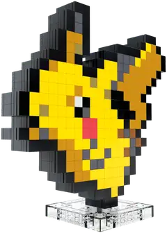 MEGA Pokémon Pixel Art Pikachu -rakennussetti - 2