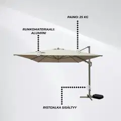 Lykke aurinkovarjo nordlys, beige - 2