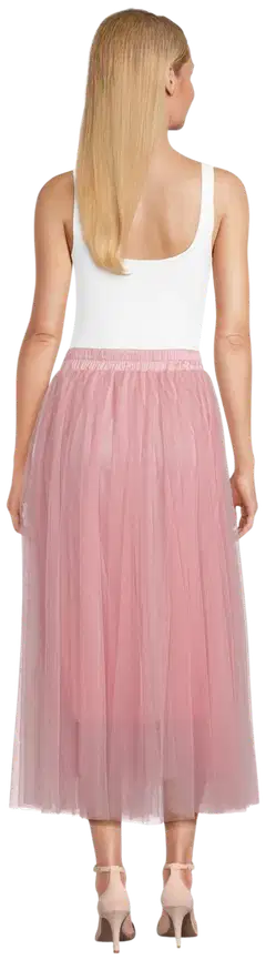 House naisten juhlahame mesh 221H261734 - pink dolphin - 3