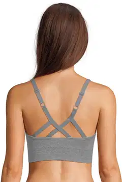 Danskin naisten bralette-rintaliivit 211D082641 - Grey melange - 3