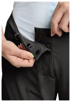 Jack Wolfskin naisten housut Hikeout - BLACK - 9