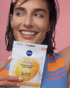 NIVEA 1kpl Q10 Anti-Wrinkle Energy Sheet Mask -kasvonaamio - 3