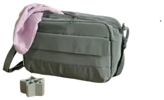 Lässig hoitolaukku Organizer 2-in-1 vihreä - 5