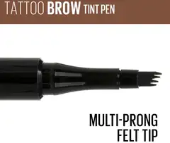 Maybelline New York Tattoo Brow Micropen Tint 120 Medium brown -kulmakynä 1ml - 3