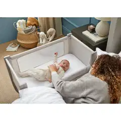 Shnuggle lastensänky taupe - 2