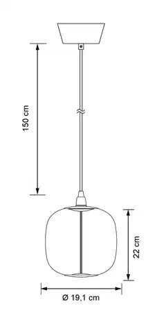 Airam Unna LED riippuvalaisin E27 musta - 3