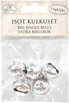 J.K. Primeco Isot kulkuset hopea 5kpl - 1