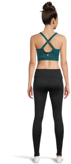 Cheetah naisten korkeavyötäröiset treenitrikoot CLP6384 - BLACK - 3