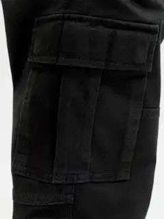 JJ REBEL JUNIOR lasten cargohousut - BLACK - 8