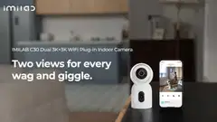 Imilab C30 Dual 3K+3K WiFi -valvontakamera kahdella objektiivilla sisäkäyttöön CMSXJ111A - 77