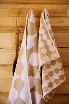 Finlayson kylpypyyhe Pampula 70x150 beige-valkoinen - 3