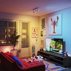 Philips Smart Lighting BOS kohdevalaisin GU10 5W RGB + säädettävä valkoinen 3 kpl kaukosäätimellä - 7
