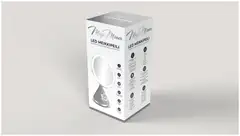 Waltter Magic Mirror LED meikkipeili langattomalla latauksella ja kaiuttimella hopea - 2