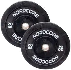 Nordcore levypainot Bumper (5-25kg), pari - 20 kg - 4