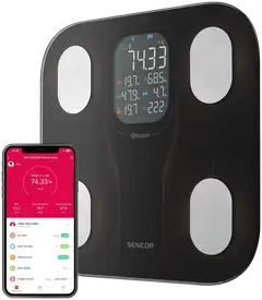 SBS 9002BK BLUETOOTH FITNESS vaaka - 1