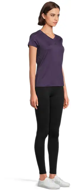 adidas naisten lyhythihainen treenipaita JY2178 - AURORA PLUM - 4