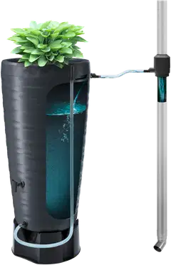 Waterform sadevesiastia Maze 240L antrasiitti - 1