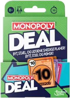 Monopoly korttipeli Deal refresh, suomen- ja ruotsinkielinen - 1