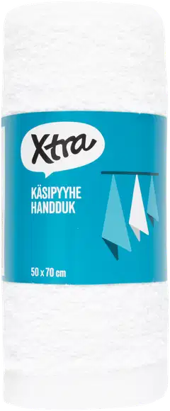 Xtra käsipyyhe Anna 50x70cm - Valkoinen - 2