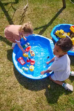 BIG Simpukka-allas, vesi- tai hiekkaleikkeihin, sininen - 5