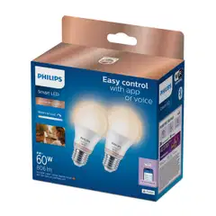 Philips Smart Lighting LED-filamenttilamppu 8W A60 E27 2700-6500K 806lm tunable white 2 kpl - 4