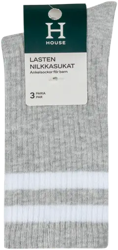 House lasten tennissukat 234H250303 3-pack - Melange gray - 2