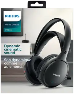 Philips langattomat TV-kuulokkeet SHC5200 musta - 3