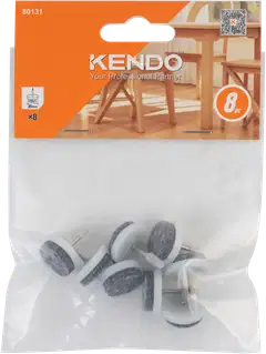 Kendo huopatassu naula 20 mm 8 kpl, valkoinen - 1