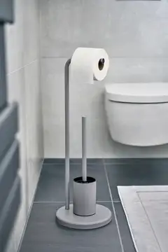 Zeller WC-harja/-paperiteline teräs harmaa - 4