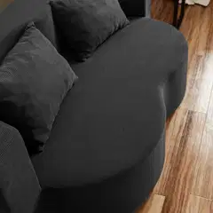 SoBuy sohvasänky musta FST101-SCH - 5