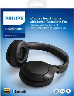 Philips Bluetooth vastamelusankakuulokkeet TAH8506BK musta - 3