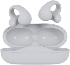Happy Plugs langattomat avoimet nappikuulokkeet Clip, valkoinen - 1