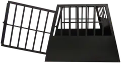 Trekker koiran kuljetushäkki M 65x90x69,5 cm musta - 4