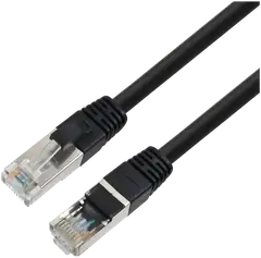 Wave S/FTP CAT6a Ethernet parikaapeli, 5m, Musta - 3