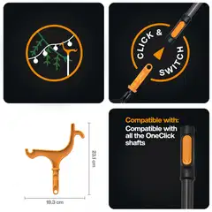 Fiskars OneClick ripustuskoukku - 2