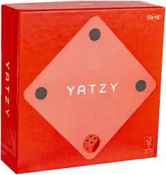Tactic Noppapeli Yatzy Minimalist punainen - 1