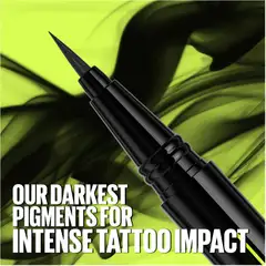 Maybelline New York Tattoo Liner Ink Pen 881 Matte Black nestemäinen silmänrajausväri 1,3g - 5