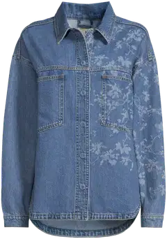 WKLY. naisten farkkupaitajakku 228W282681 - Denim blue - 2