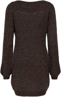 JDY naisten neulemekko Jdywhitney Megan - Coffee Bean W WHITE PLY - 2