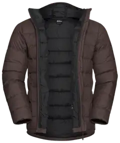 Jack Wolfskin miesten untuvatakki Ather Down Hoody - Peat - 3