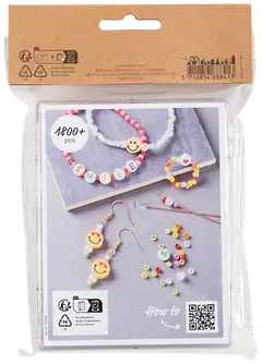 Creativ Company askartelupaketti korut, sateenkaarisetti - 3